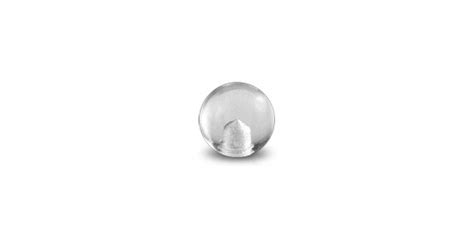 Boule De Piercing Acrylique Transparente UV Seule