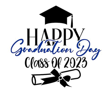 Premium Vector | Graduation 2023 svg quotes 2023 nice design to celebrate graduation perfect for ...