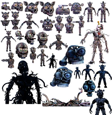 Fnaf 2 Animatronics Parts