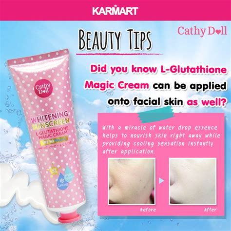 Cathy Doll L Glutathione Magic Whitening Sunscreen Cream