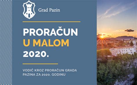 Nova Bro Ura Prora Un U Malom Grada Pazina Za Godinu Pazi N