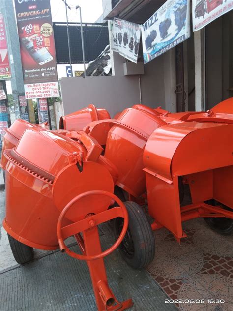 One Bagger Cement Mixer T Frame Commercial Industrial Construction