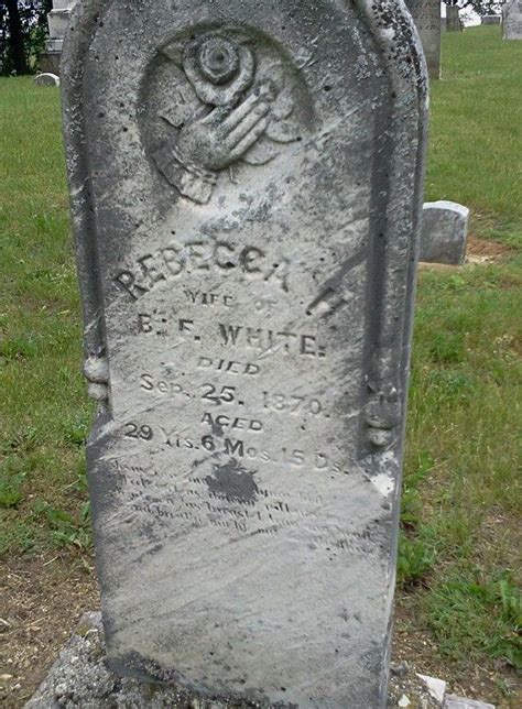 Rebecca H Becca Cartmell White Find A Grave Memorial