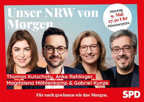 Unser Nrw Von Morgen Thomas Kutschaty Und Anke Rehlinger Am In