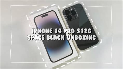 Unboxing📦 아이폰 14 프로 스페이스 블랙 언박싱 🖤 Iphone 14 Pro Space Black Unboxing