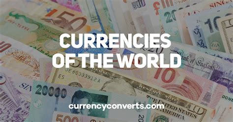 Currencies Of The World List Of Currencies Of The World By Countries