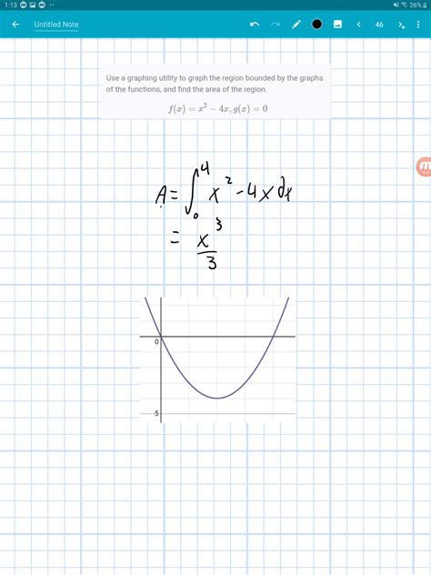 Solved Use A Graphing Utility To Graph The Region Bounded By The Graphs