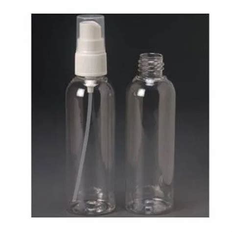 Spray Pump Ml Pet Round Bottle Use For Storage Hand Sanitizer At