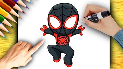 COMMENT DESSINER SPIDER MAN MILES MORALES YouTube