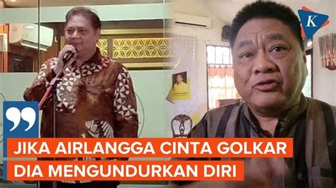 Politikus Golkar Desak Airlangga Hartarto Mundur Usai Diperiksa