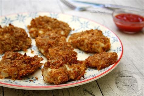 Poulet Pan Aux Corn Flakes Et Parmesan Amandine Cooking