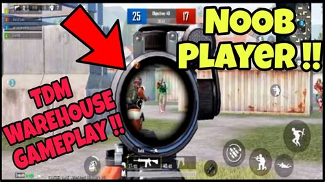 Bgmi Tdm Warehouse Gameplay Noob Gameplay Bgmi Tdm With M Gun