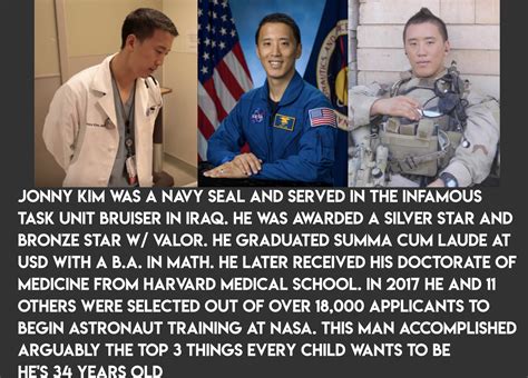 [image] Navy SEAL. Doctor. Astronaut. - Infotainer