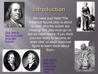 Historical Figures in First Grade | PPT