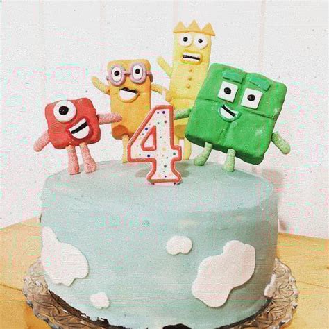 NumberBlocks Birthday Cake