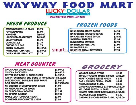 Wayway Food Mart Flyer January To