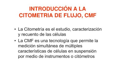 Pdf Introducci N A La Citometria De Flujo Cmf Pdf Filemedici N