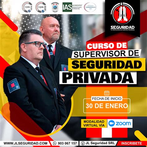 Curso De Supervisor De Seguridad Privada Virtual Per