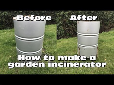 How To Make A Garden Incinerator YouTube