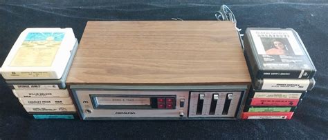 Soundesign 8 Track Tape Player 12 Tapes Receiver Model 4840c Japan Powers On Ebay