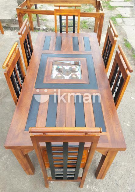 Teak Heavy Dining Withand Chairs Code For Sale Kaduwela Ikman