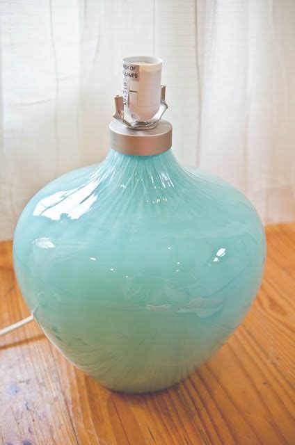 Chevron Glass Lamp Diy Tutorial