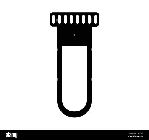 Test Tube Icon Illustrated In Vector On White Background Stock Vector