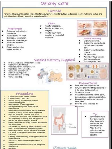 Colostomy Care Nursing Teaching - KenzieecHogan