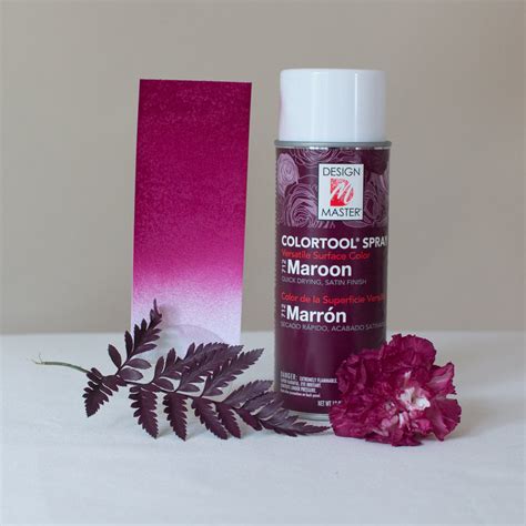 Maroon Design Master Floral Spray Paint Flower Moxie Diy Wedding