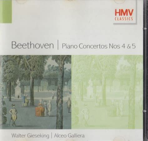 Beethoven Piano Concertos Nos 4and5 Ludwig Van Beethoven Amazones Cd