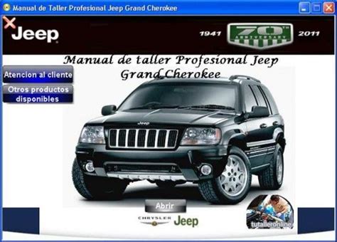 Manual De Taller Y Reparacion Jeep Grand Cherokee Wj Jeep