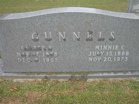 Baxter Bragg Gunnels Sr Find A Grave Memorial