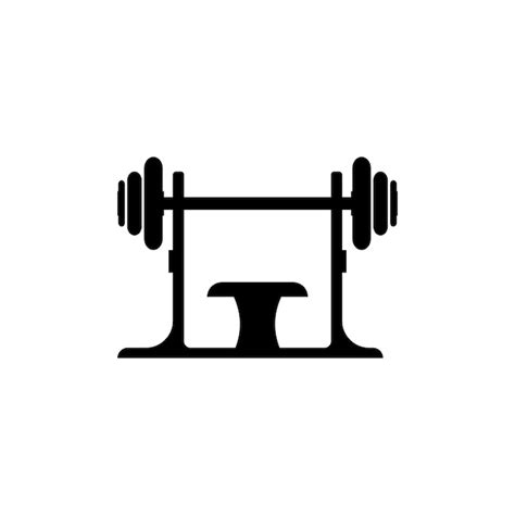 Premium Vector Barbell Dumbbell Gym Icon Logo Template Gym Badge