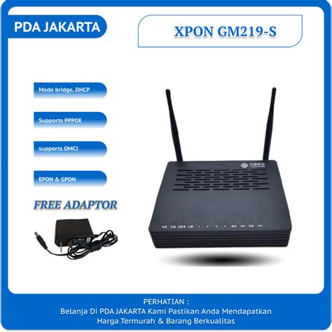 Xpon Gm S Onu Gpon Epon Onu Bonus Adapter Shopee Philippines