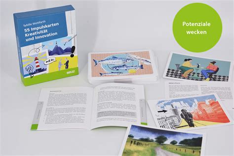 55 Impulskarten Kreativität Und Innovation Mit 28 Seitigem Booklet