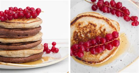 Vegan Cocoa And Vanilla Pancake Tower Recipe Elephantastic Vegan