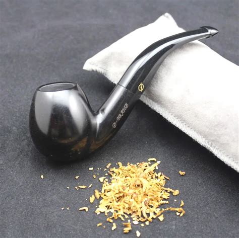 Tools Classic Natural Black Weed Tobacco Ebony Wood Smoking Pipe Mm