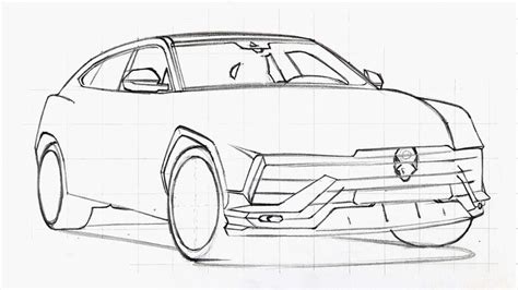 How To Draw A Lamborghini Urus Performante In 2024