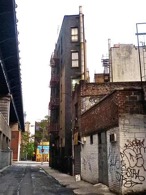 lost city narrow alley narrow building