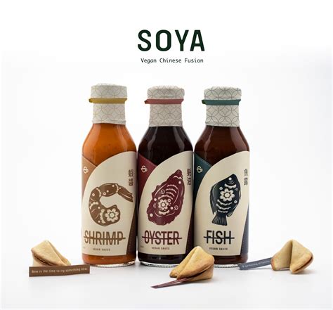 soya sauce packaging  behance