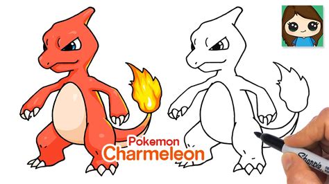 How To Draw Pokemon Charmeleon YouTube