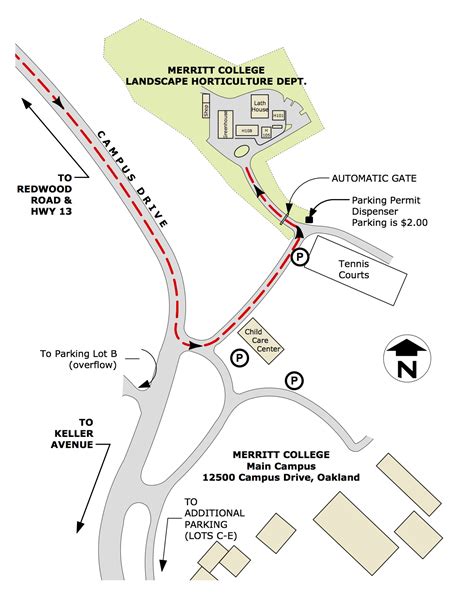 Merritt College Campus Map | Zip Code Map