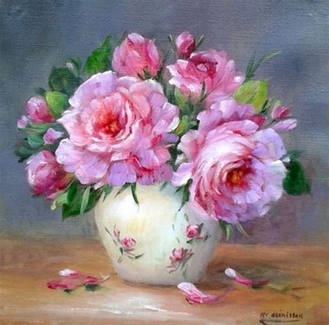 Tableau Peinture Roses Peinture Decoration Cadre Cr Ation Galerie