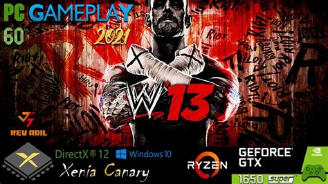 XENIA WWE 13 PC Gameplay Xenia Canary Playable Xbox 360 Emulator