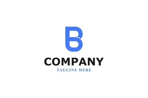 Premium Vector Letter B Blue Modern Logo