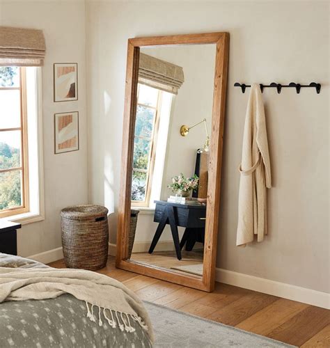 Clayton Chunky Wood Frame Mirror Rejuvenation