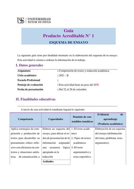 Esquema De Ensayo Luis Carlos Muro Minguillo Udocz