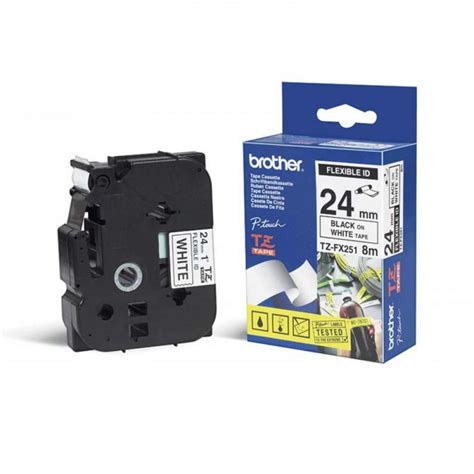 Fita Para Etiquetadora Brother - Fita Brother Tzfx251 P etiquetadora 24mm 1