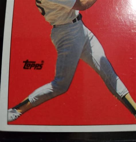 1987 Topps Mark McGwire Record Breakers 3 ERROR CARD EBay