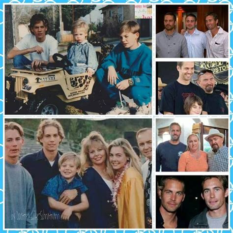 The Walker Family | Paul walker movies, Cody walker, Paul walker family